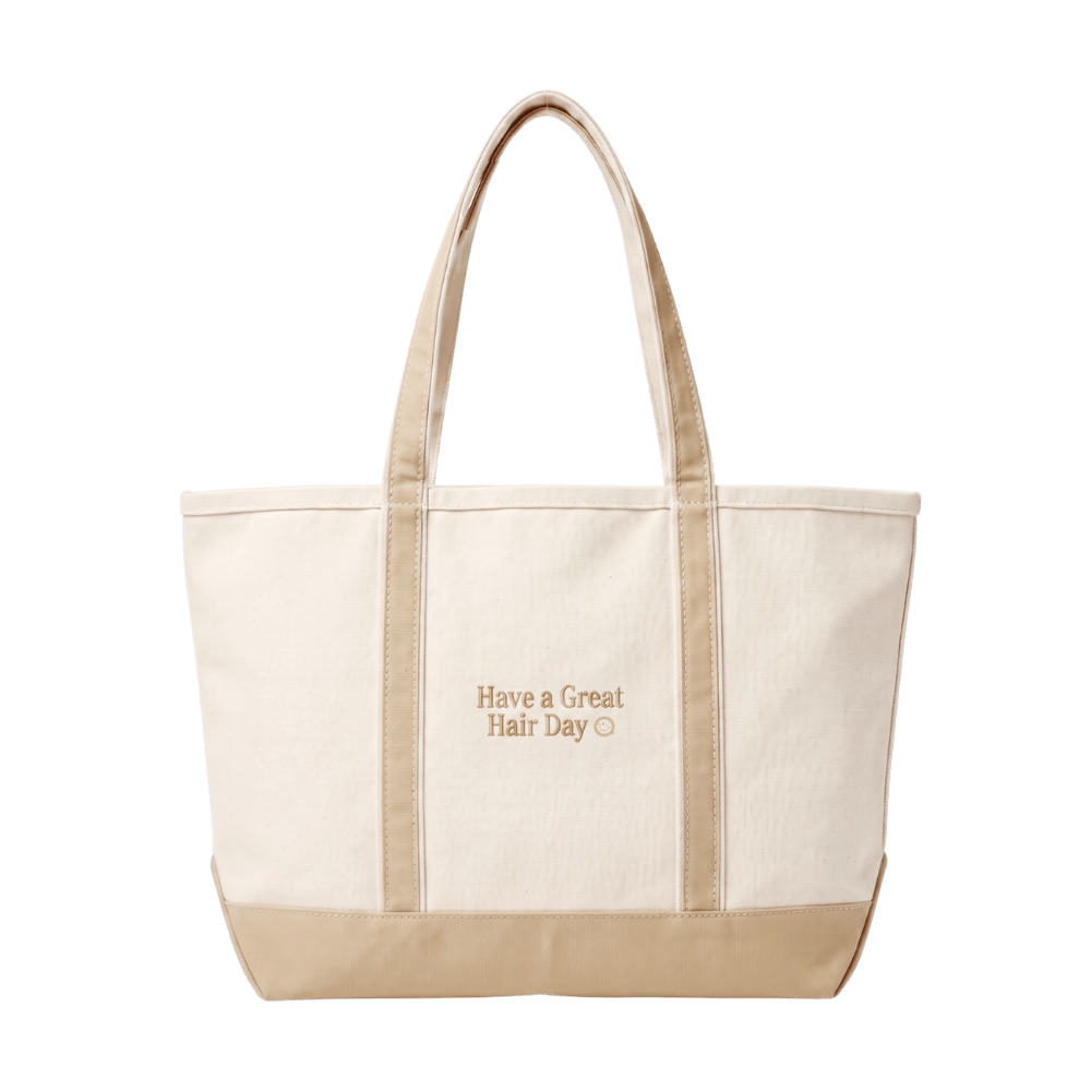 TELETIES Have a Great Hair Day Canvas Tote